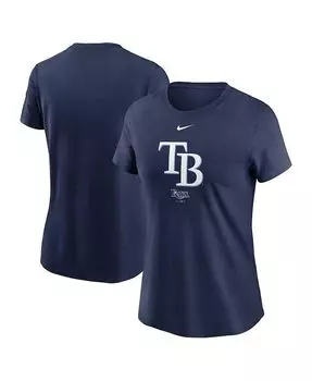 Женская темно-синяя футболка Tampa Bay Rays Local Nickname Lockup Nike, синий