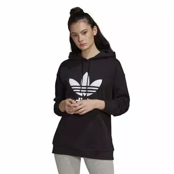Женская толстовка Adidas Originals Trefoil, черный
