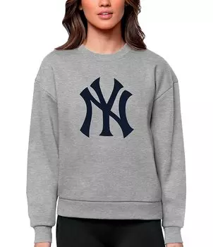 Женская толстовка Американской лиги MLB Антигуа Antigua, серый
