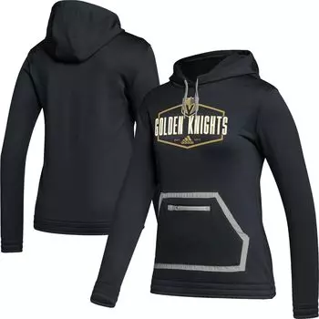Женская толстовка с капюшоном adidas Black Vegas Golden Knights Team Issue adidas