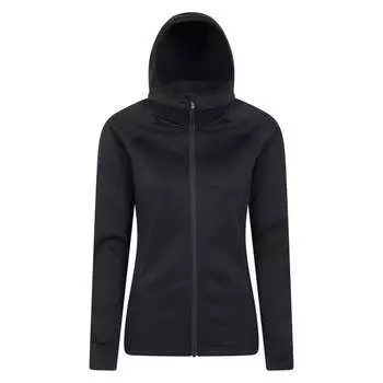 Женская толстовка с капюшоном на молнии Dynamic Chakra isocool Mountain Warehouse, черный