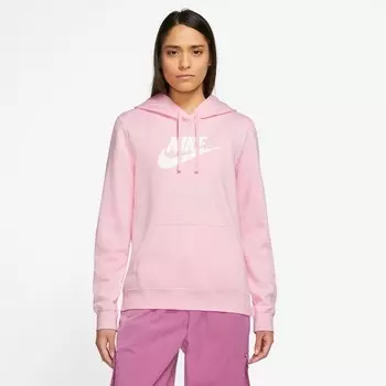 Женская толстовка спортивная клубная из флиса Nike, розовый