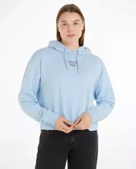 Женская толстовка свободного кроя с капюшоном Tommy Jeans, голубой