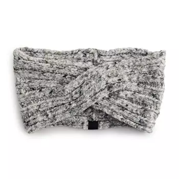 Женская витая повязка на голову Cuddl Duds из синели, серый