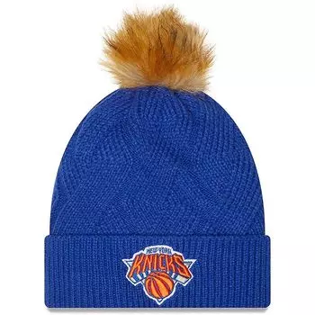 Женская вязаная шапка New Era New York Knicks Snowy