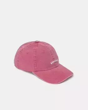 Женская вышитая хлопковая шапка Brownie, красный