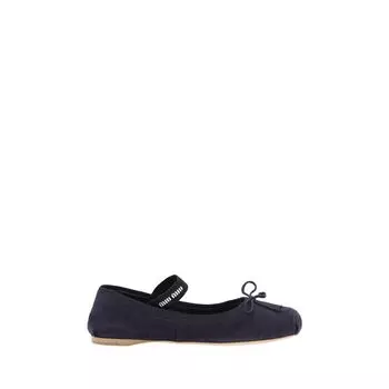 Женские балетки Miu Miu Suede, синий