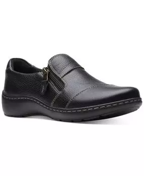 Женские балетки на молнии Cora Harbour Clarks, черный