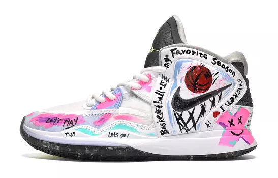 Женские баскетбольные кроссовки Nike Kyrie 8 Infinity, Core Black / Cloud White / Team Shock Pink 2