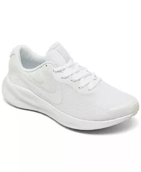 Женские беговые кроссовки Revolution 7 от Finish Line Nike, белый