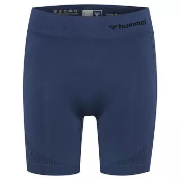 Женские бесшовные шорты для йоги Hmhaping Mw с технологией Beecool HUMMEL, цвет blau