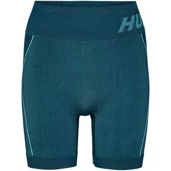 Женские бесшовные шорты Hmlte Christel для тренинга HUMMEL, цвет blau