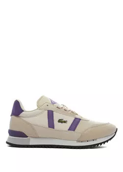 Женские бежевые кроссовки partner retro Lacoste