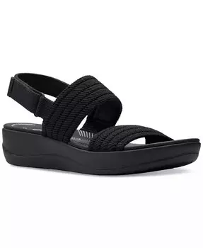 Женские босоножки Arla Stroll Slip-On Slingback Clarks, черный