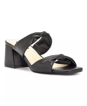 Женские босоножки Gunie на блочном каблуке Nine West, черный