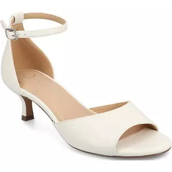 Женские босоножки на каблуке Jezzie Journee, white