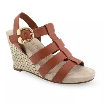 Женские босоножки на танкетке Aerosoles Paige, цвет Ginger Bread Pu