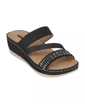 Женские босоножки Tera на танкетке GC Shoes, черный