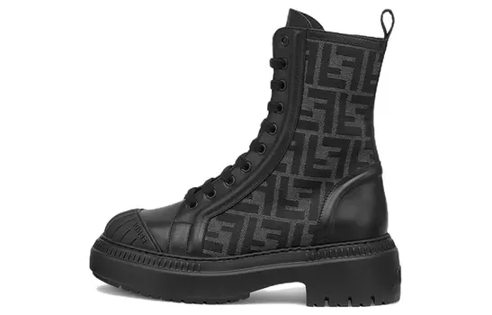 Женские ботинки Fendi Domino, черный