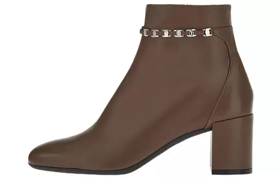 Женские ботильоны Ferragamo, коричневый