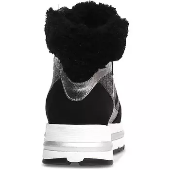 Женские ботильоны Maran Flash High 2 из искусственной замши VOILE BLANCHE, цвет Black/Anthracite