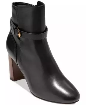 Женские ботильоны под платье на высоком каблуке Glendale Jodhpur Cole Haan, черный