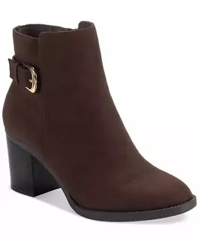 Женские ботильоны с пряжками Style & Co Harlemm Macy's, коричневый
