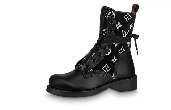 Женские ботинки Louis Vuitton Metropolis, черный/белый