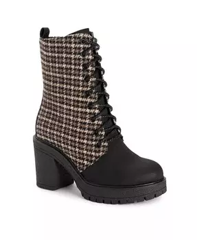 Женские ботинки на каблуке Riser Jazz MUK LUKS, черный