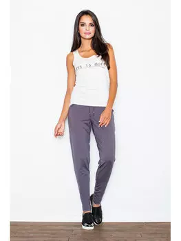 Женские брюки regular fit Figlfigl, серый