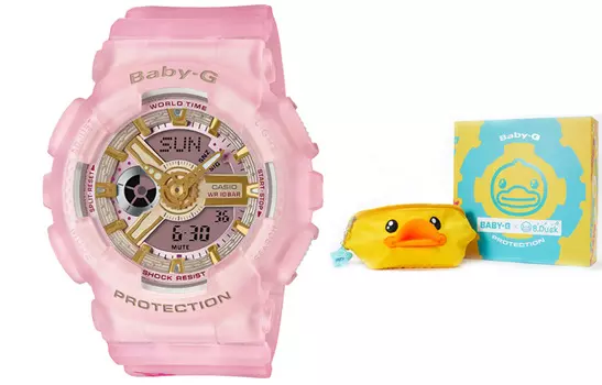 Женские часы CASIO BABY-G, Розовый