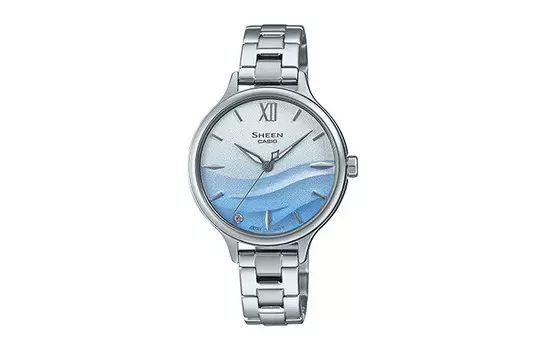 Женские часы CASIO SHEEN, Градиент синий