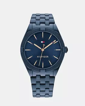 Женские часы Rachel 1782552 синие стальные Tommy Hilfiger, синий