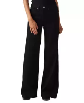 Женские джинсы 318 Shaping Stellar-Stretch с широкими штанинами Levi's, черный