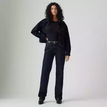 Женские джинсы 501 в стиле вестерн 90-х годов Levi's, цвет Deep Breath - Dark Wash