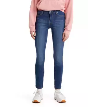Женские джинсы 711 Mid Rise Stretch Skinny Levi's, синий