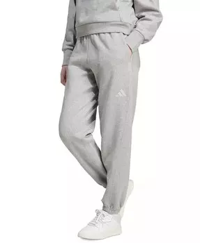 Женские флисовые спортивные штаны свободного кроя All SZN adidas, серый