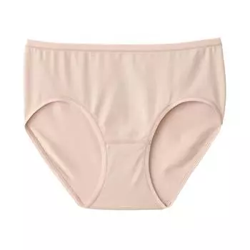 Женские гладкие шорты миди MUJI, абрикос