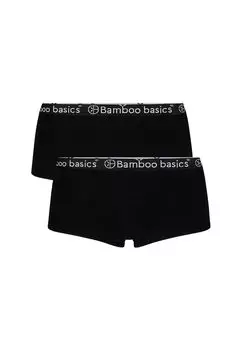 Женские хипстеры IRIS, 2 шт. - трусики, дышащие, одинарный трикотаж Bamboo Basics, черный