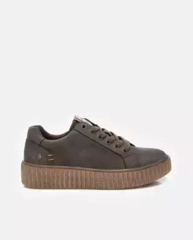 Женские кеды из парусины на резиновой подошве и шнурках Refresh, цвет Kaki