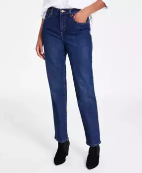 Женские классические прямые джинсы Amanda, в вариантах Regular, Short и Long Gloria Vanderbilt, синий