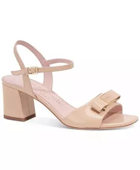 Женские классические сандалии Bowdie с ремешками kate spade new york, бежевый