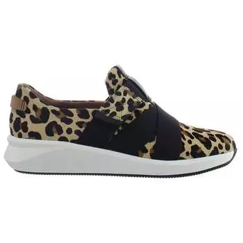 Женские коричневые кроссовки Un rio Clarks, коричневый