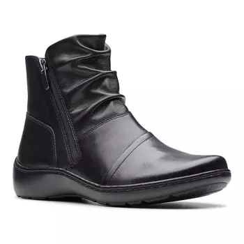 Женские кожаные ботинки Clarks Cora Pace, черный