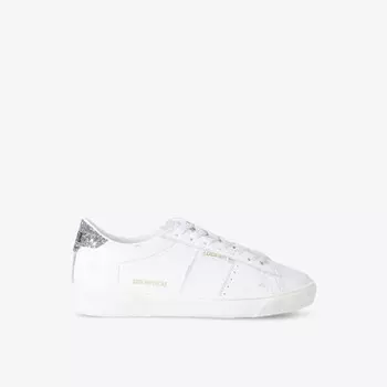 Женские кожаные низкие кроссовки matchstar 10449 Golden Goose, белый