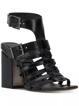 Женские кожаные сандалии Hicheny с ремешком на пятке Vince Camuto, черный