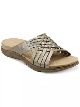 Женские кожаные сандалии Meadow Slip On Huarache Easy Spirit, цвет bronze