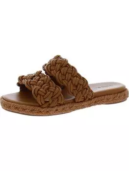 Женские кожаные сандалии Sullivan Slip On Slide Vince, цвет tan leather