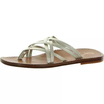 Женские кожаные шлепанцы Marinea Sam Edelman, золотой