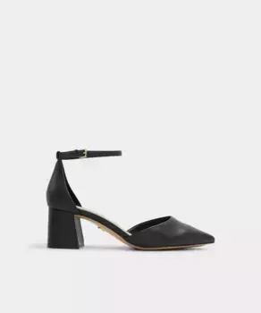 Женские кожаные туфли с острым носком Aldo, черный